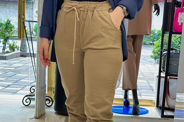 راحتی و استایل با شلواراسلش زنانه پارچه بنگال